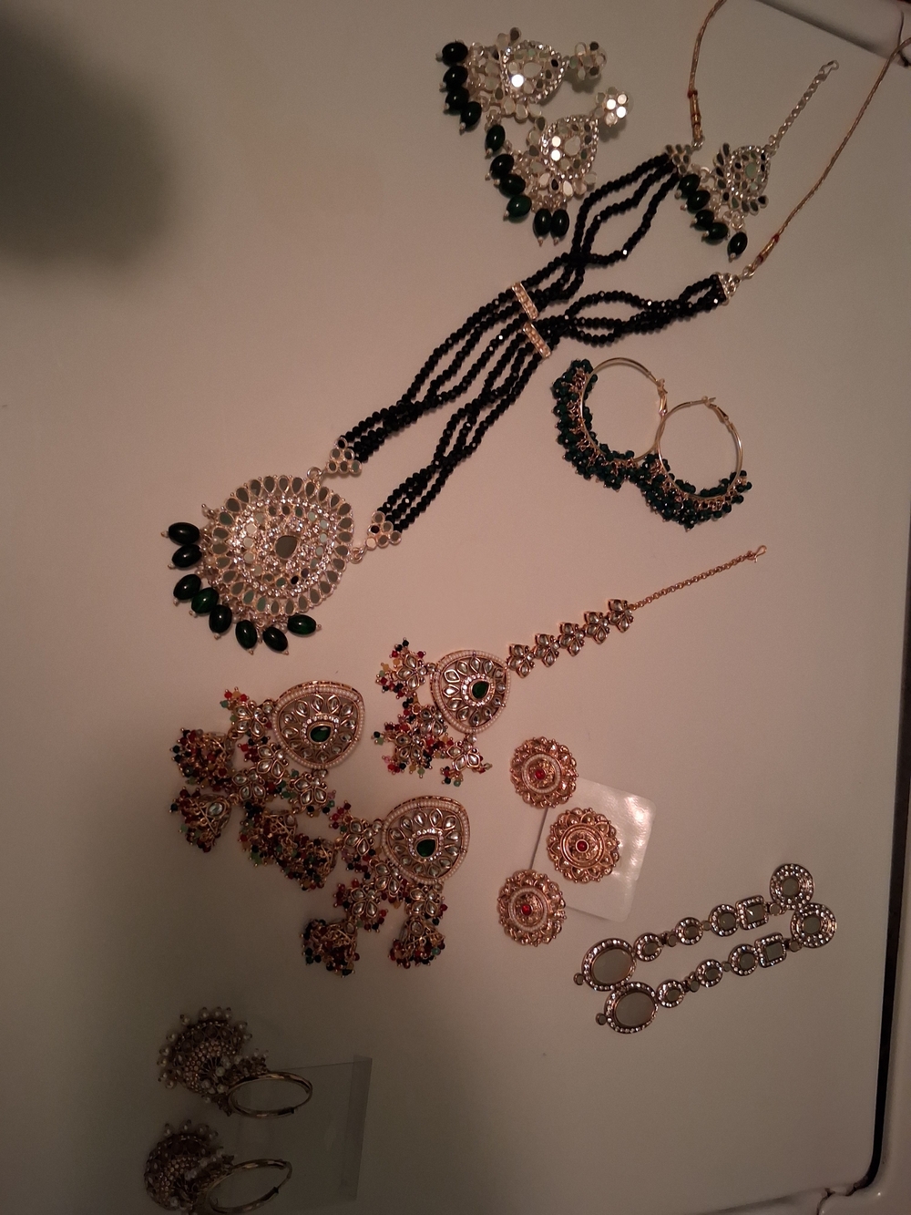 Nwt Indian/Pakistani Desi Jewlery Bundle Earrings, Necklace, More!!